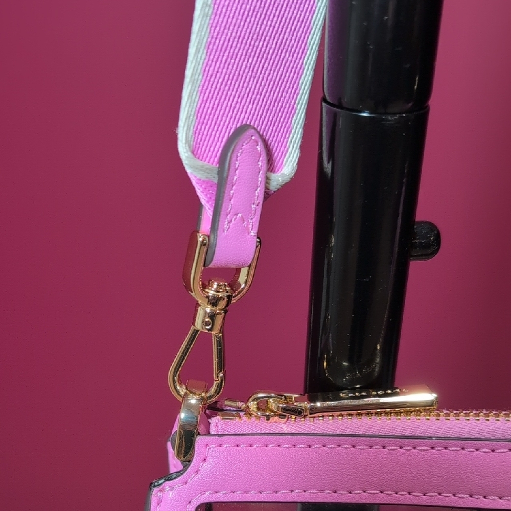 kate spade Clare Clear Small Crossbody Bag, Surf Pink in Excellent Condition! - Picture 6 of 9